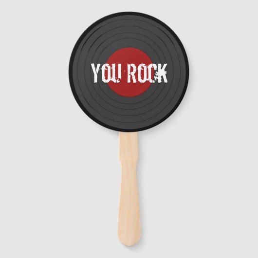 Rock N Roll JE ROCK Round Handwaaier (Voorkant)