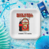 Rock n' Roll Jukebox Birthday Party Papieren Bordje (Feest)