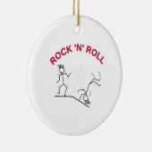 Rock 'N' Roll Keramisch Ornament (Rechts)