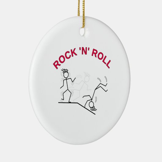 Rock 'N' Roll Keramisch Ornament (Rechts)