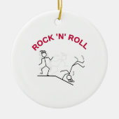 Rock 'N' Roll Keramisch Ornament (Voorkant)