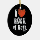 Rock N' Roll Keramisch Ornament (Rechts)