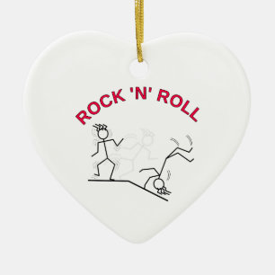 Rock 'N' Roll Keramisch Ornament