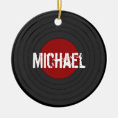 Rock N Roll Keramisch Ornament (Voorkant)