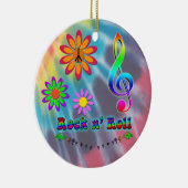 Rock n' Roll Keramisch Ornament (Rechts)
