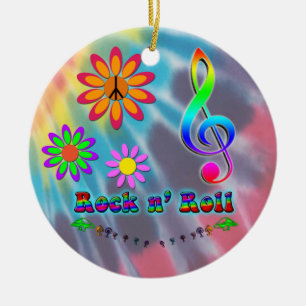 Rock n' Roll Keramisch Ornament