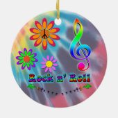 Rock n' Roll Keramisch Ornament (Achterkant)