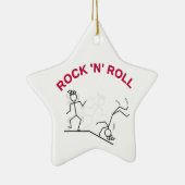 Rock 'N' Roll Keramisch Ornament (Rechts)