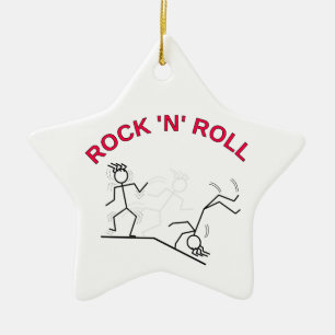 Rock 'N' Roll Keramisch Ornament