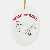 Rock 'N' Roll Keramisch Ornament (Voorkant)