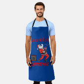 Rock-N-Roll Kerstmis Schort (Gedragen)