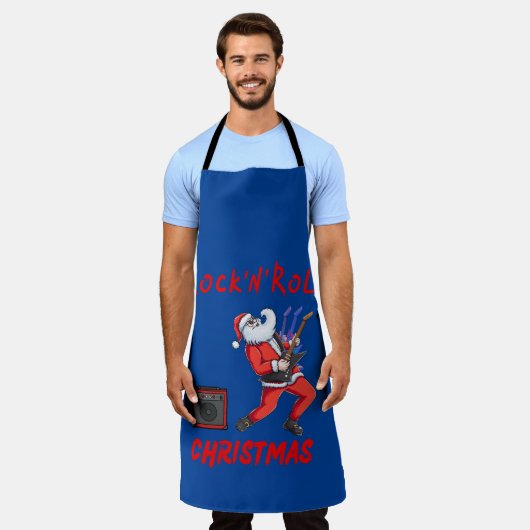 Rock-N-Roll Kerstmis Schort (Gedragen)