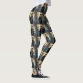 "Rock 'n' Roll Knaagdier: De Mohawk Capybara Rocks Leggings (Rechts)