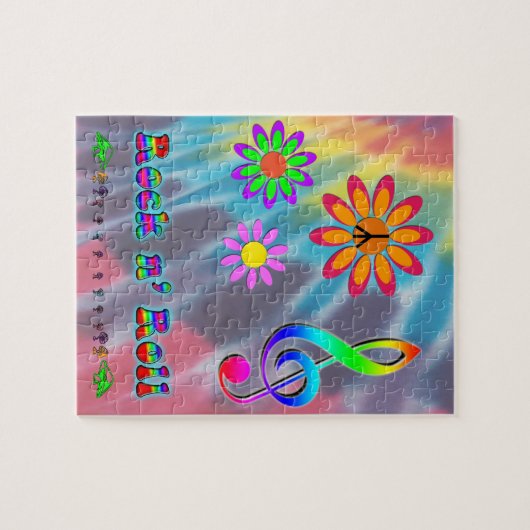 Rock n' Roll Legpuzzel (Horizontaal)