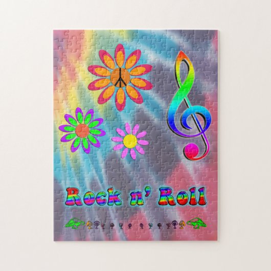 Rock n' Roll Legpuzzel (Verticaal)