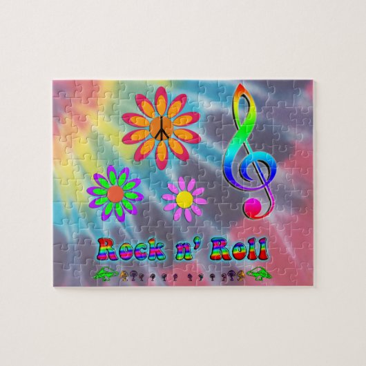 Rock n' Roll Legpuzzel (Horizontaal)