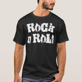 Rock n roll logo t-shirt
