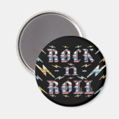Rock-n-Roll Magneet (Voorkant / Achterkant)