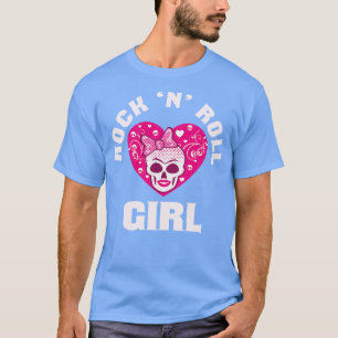 Rock n Roll Meisje Muziek Dansend Concert Festival T-shirt