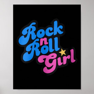 Rock N Roll Meisje Ocean Fish Halloween Kostuums G Poster