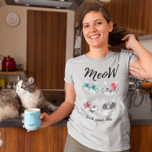 Rock n Roll Meow Cats Rock T-shirt