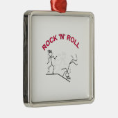 Rock 'N' Roll Metalen Ornament (Rechts)