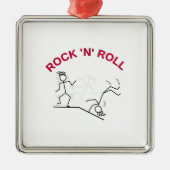 Rock 'N' Roll Metalen Ornament (Voorkant)
