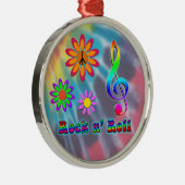 Rock n' Roll Metalen Ornament (Rechts)
