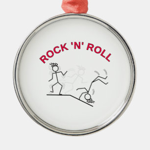 Rock 'N' Roll Metalen Ornament