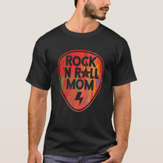 Rock n Roll Moeder Rock Band Gitaar Muziek jongen T-shirt