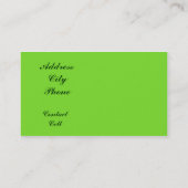 Rock N Roll Monster Visitekaartje (Achterkant)