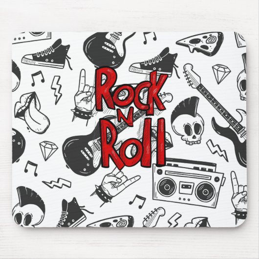 Rock N Roll Muismat (Voorkant)