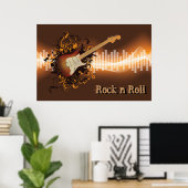 Rock N Roll - Music Poster (Thuiskantoor)
