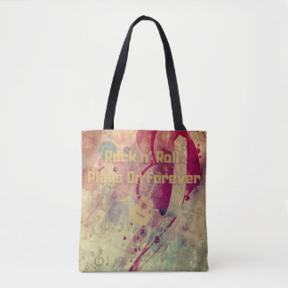Rock N Roll Muziek Voor eeuwig Liefde Klassieke Le Tote Bag