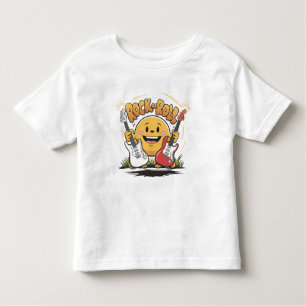 Rock-'n-roll muzikale jongleur kinder shirts
