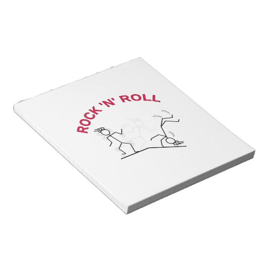 Rock 'N' Roll Notitieblok (Schuin)