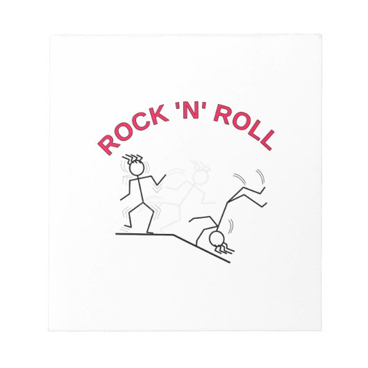 Rock 'N' Roll Notitieblok (Voorkant)