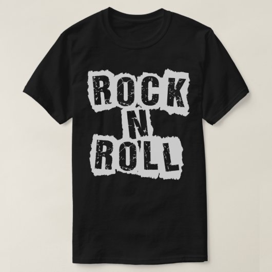 rock-'n-roll-ontwerp t-shirt (Design voorkant)