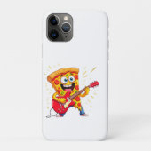 **Rock ’n’ Roll Pizza – Funny Guitar-Playing Slice Case-Mate iPhone Case (Achterkant)