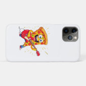 **Rock ’n’ Roll Pizza – Grappige Gitaarspelende Pi Case-Mate iPhone Case (Achterkant (horizontaal))