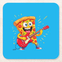 **Rock ’n’ Roll Pizza – Grappige Gitaarspelende Pi