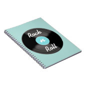 Rock N Roll Platenboek Notitieboek (Rechterzijde)