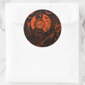 Rock ’N Roll Pompoen Gitaar Sticker (Tas)