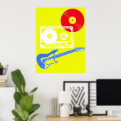 Rock 'n' Roll Poster (Thuiskantoor)