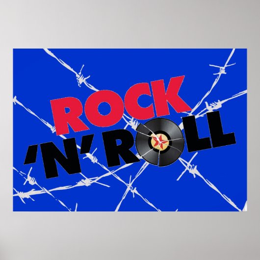 Rock N Roll Poster (Voorkant)
