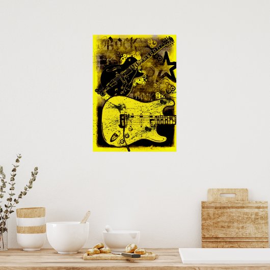 Rock n Roll Poster (Keuken)