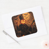 Rock 'n Roll Pumpkin Sticker - Gothic Tarot Kaart (Envelop)