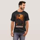 Rock 'N Roll Pumpkin Tarot Kaart Mannen T-shirt (Voorkant volledig)