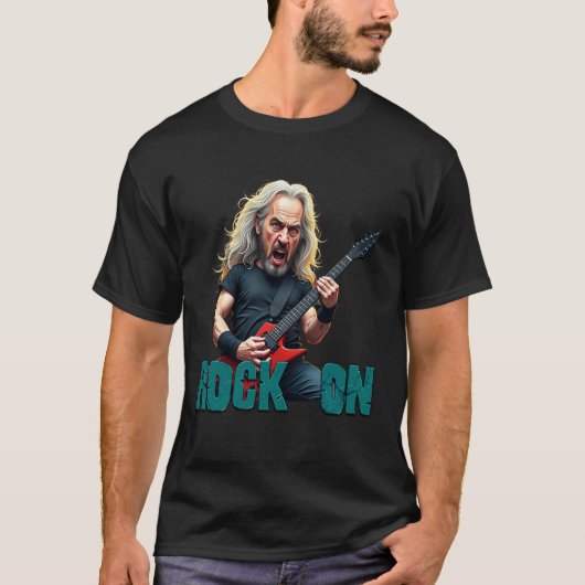 ROCK-N-ROLL REBEL T-SHIRT (Voorkant)