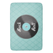 Rock n Roll Record Badmat Tapijt (Voorkant Verticaal)